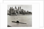 U.S.S. Nautilus Floating in New York Harbor by Anonymous