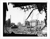 American Tank Amid Rubble in Street of German City by Anonymous