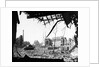 American Tank Amid Rubble in Street of German City by Anonymous