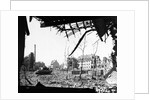American Tank Amid Rubble in Street of German City by Anonymous