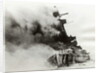 German Battleship Smoking War Attack by Anonymous