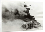 German Battleship Smoking War Attack by Anonymous