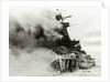 German Battleship Smoking War Attack by Anonymous