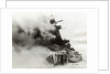 German Battleship Smoking War Attack by Anonymous