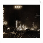 Times Square at Night, Circa the 1920's by Anonymous