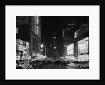 A View of Times Square at Night by Anonymous