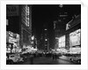A View of Times Square at Night by Anonymous