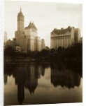 View of the Plaza Hotel, the Savoy Hotel and the Sherry-Netherland Hotel Reflected in the Water by Anonymous
