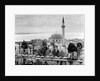 View of Large Mosque Against Skyline by Anonymous