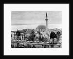View of Large Mosque Against Skyline by Anonymous