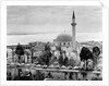 View of Large Mosque Against Skyline by Anonymous