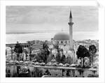 View of Large Mosque Against Skyline by Anonymous