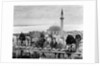 View of Large Mosque Against Skyline by Anonymous