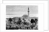 View of Large Mosque Against Skyline by Anonymous