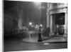 View of Wall Street During Nighttime Hours by Anonymous