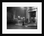 View of Wall Street During Nighttime Hours by Anonymous