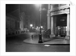 View of Wall Street During Nighttime Hours by Anonymous