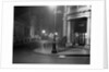 View of Wall Street During Nighttime Hours by Anonymous