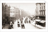 Horse Driven Carriages on Early London Street by Anonymous
