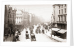 Horse Driven Carriages on Early London Street by Anonymous
