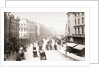 Horse Driven Carriages on Early London Street by Anonymous