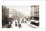 Horse Driven Carriages on Early London Street by Anonymous