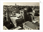 View of Jerusalem Showing Church of Holy Sepulchre in Foreground by Anonymous