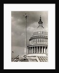 Man Sitting Near Dome of Capitol by Anonymous