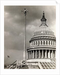 Man Sitting Near Dome of Capitol by Anonymous