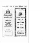 Advertisement for Lunar Real Estate by Anonymous