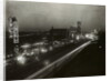 View of Lights Alongside Streets of Japan's Broadway Like Area by Anonymous