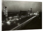 View of Lights Alongside Streets of Japan's Broadway Like Area by Anonymous