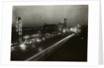 View of Lights Alongside Streets of Japan's Broadway Like Area by Anonymous