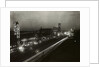 View of Lights Alongside Streets of Japan's Broadway Like Area by Anonymous