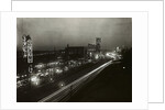 View of Lights Alongside Streets of Japan's Broadway Like Area by Anonymous