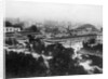 Rooftops and Tree Lines in Japanese City View by Anonymous