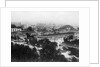 Rooftops and Tree Lines in Japanese City View by Anonymous