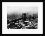 Bridge Extending Over Water and Building Sites by Anonymous