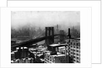 Bridge Extending Over Water and Building Sites by Anonymous