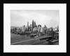 View of Brooklyn Bridge With New York City Skyline in Background by Anonymous