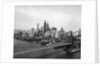 View of Brooklyn Bridge With New York City Skyline in Background by Anonymous