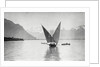 View of Boat on Lake Geneva by Anonymous