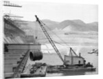 Grand Coulee Dam Being Constructed by Anonymous