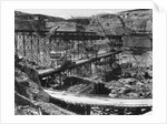 Grand Coulee Dam Being Constructed by Anonymous