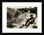 Prospector Preparing Meal for Himself by Anonymous