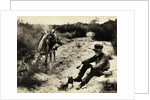 Prospector Preparing Meal for Himself by Anonymous