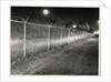 Metal Fence with Barbed Wire by Anonymous
