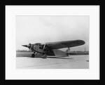 Byrd's Plane Parked on Runway by Anonymous