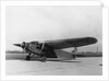 Byrd's Plane Parked on Runway by Anonymous