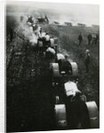 Tractors on Soviet State Farm by Anonymous